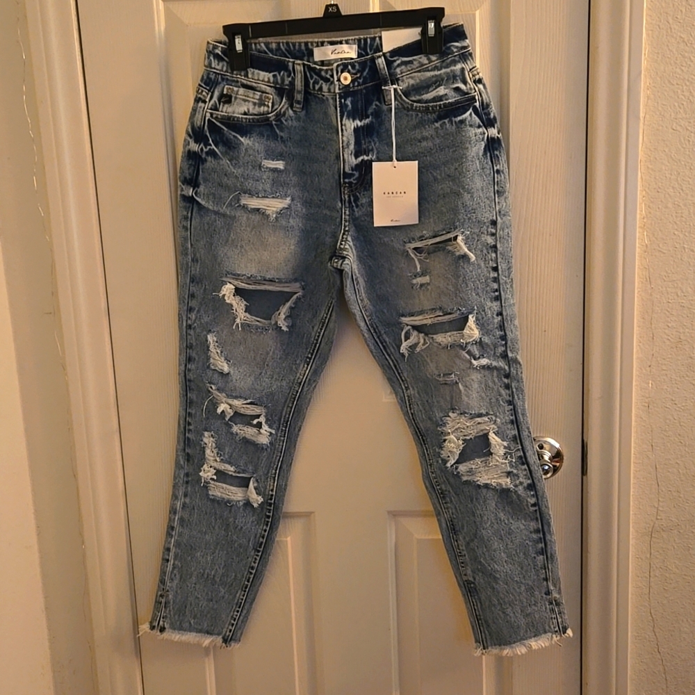 NWT KanCan High Rise Ankle Skinny Women's Jeans. Size 3/25.